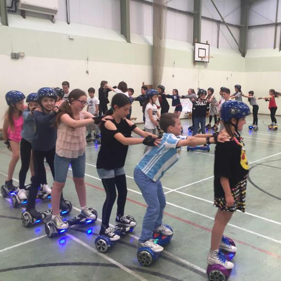Hoverboard School Event Conga