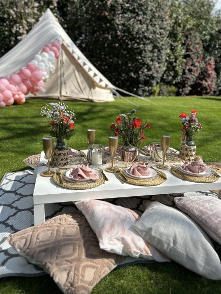 Picnic parties and teepee sleepovers supplied and setup