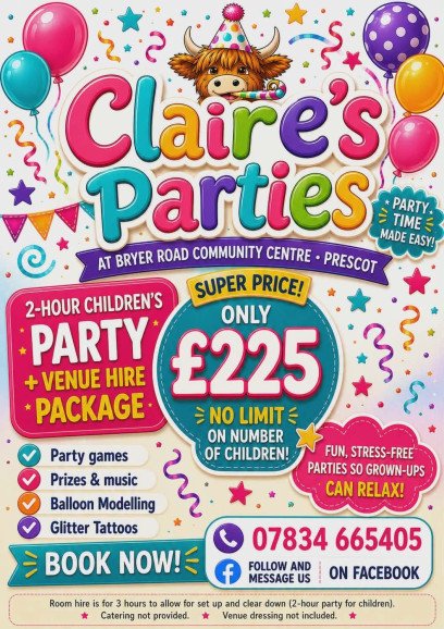 Entertainment plus venue package at Bryer Road