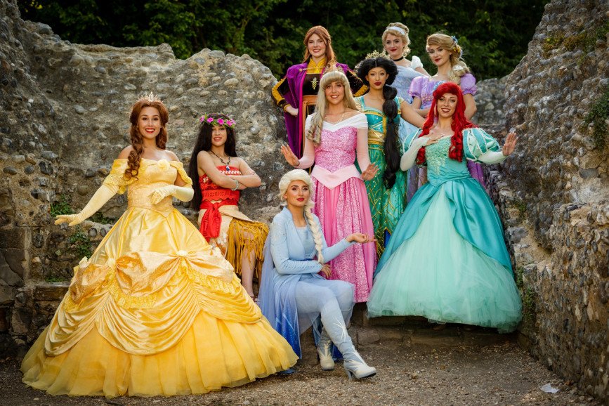 We offer a variety of your favourite Princesses & characters to choose from
