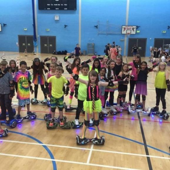 Hoverboard Neon Party