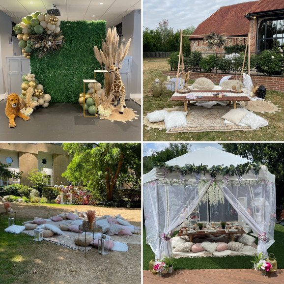 Bespoke set ups:                                       We can also create you the perfect event for your celebrations.