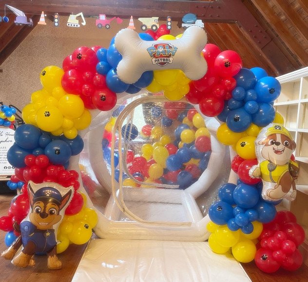 Paw Patrol themed bubble house