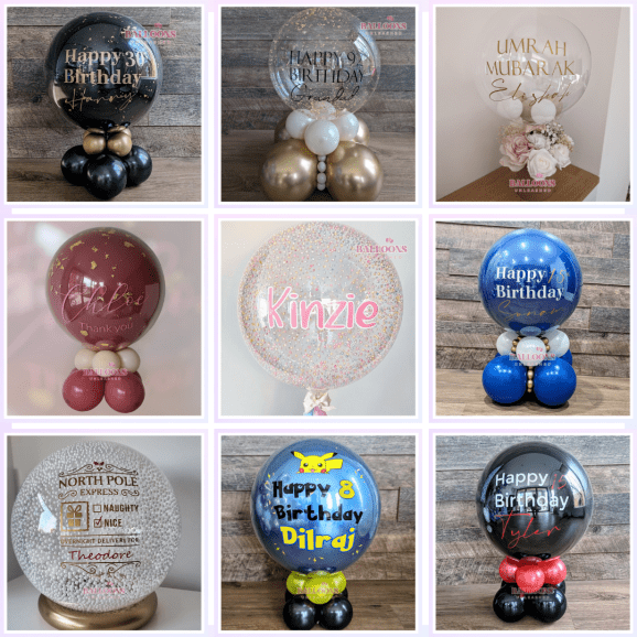 Bubble Balloons | Bead Balloons | Hatboxes