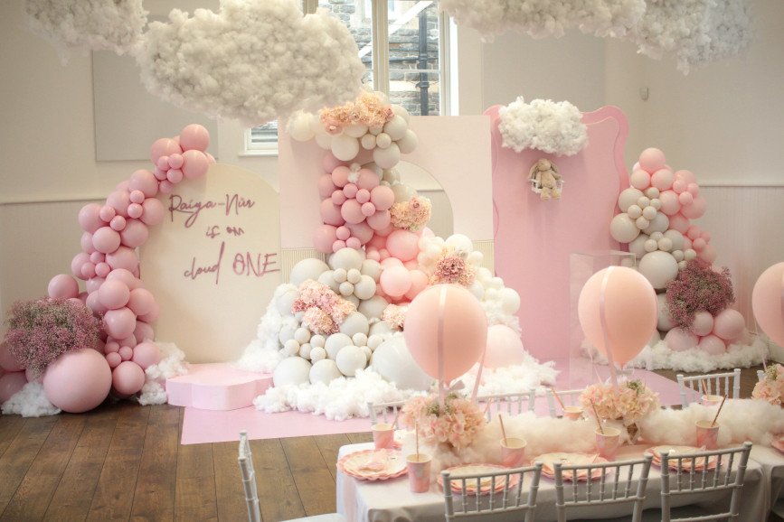 A fairytale cloud turned first birthday we did. Creating magical memories with bespoke props and handmade items