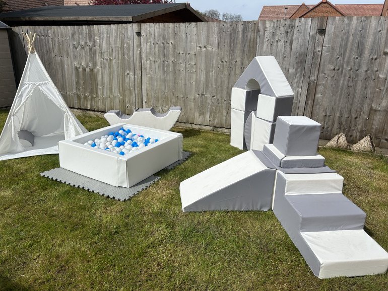 All white soft play