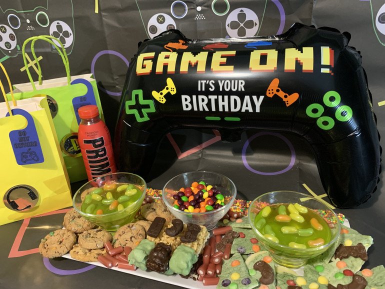 Our Gaming party food is in another level!! Game on, bright, colourful and very tasty!