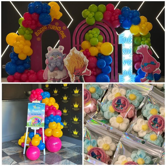 Trolls Themed Set Up..