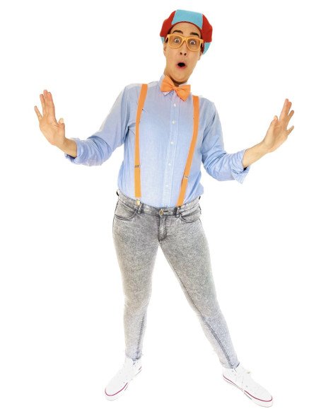 An energetic and educational party filled with the enthusiasm and energy of your favourite entertainer Blippi. Get ready to embark on a thrilling journey of learning and exploration, of colours, numbers, movements, sounds, sharing and most of all fun!