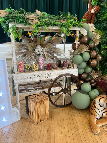 Wild ONE candy cart