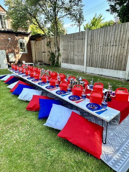 Bespoke picnic table for 24 children