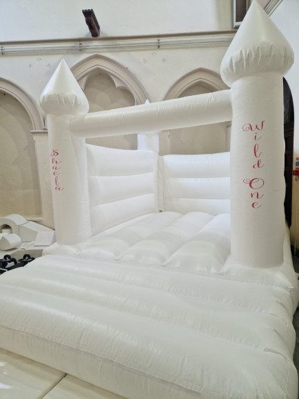 White bouncy castle 
15ft x 11ft 
Price starts from £170