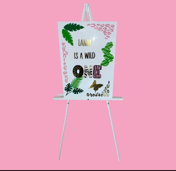 Unleash the Wild One in your space with personalised acrylic easel stand.

Transform any room into a wild & adventurous haven with our custom made personalised acrylic sheet for easel stands!