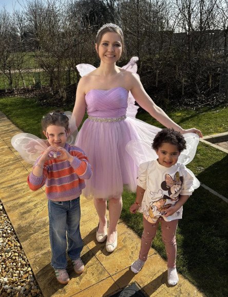 Three happy fairies!