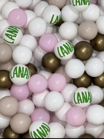 Transform playtime into magical adventure with our custom made vibrant personalised ball pit balls. 
Our personalised balls add a touch of individuality to the classic ball pit experience.
