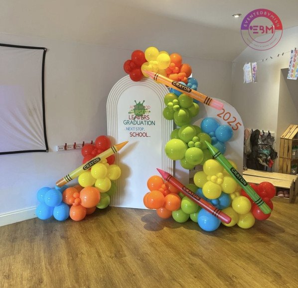 Nursery Graduation Double Sailboard Set Up..