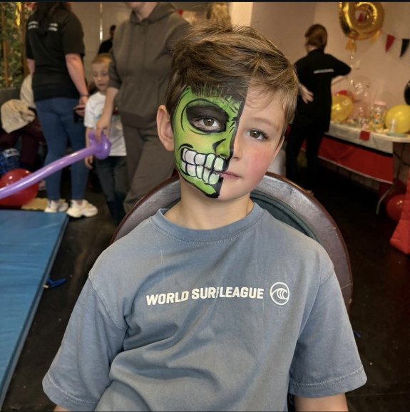 Frankinstein #facepaint #birthdayparty #Eastlondon
