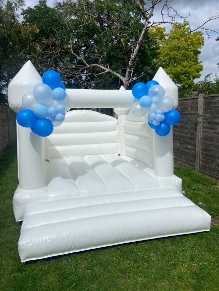 Aphrodite the Whitey - our smallest Bouncer suitable for tots and toddlers, looks fantastic and can be paired up with our softplay set too!