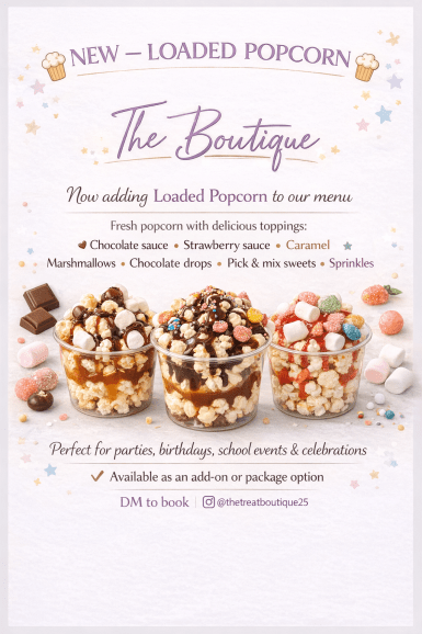 Fully loaded popcorn