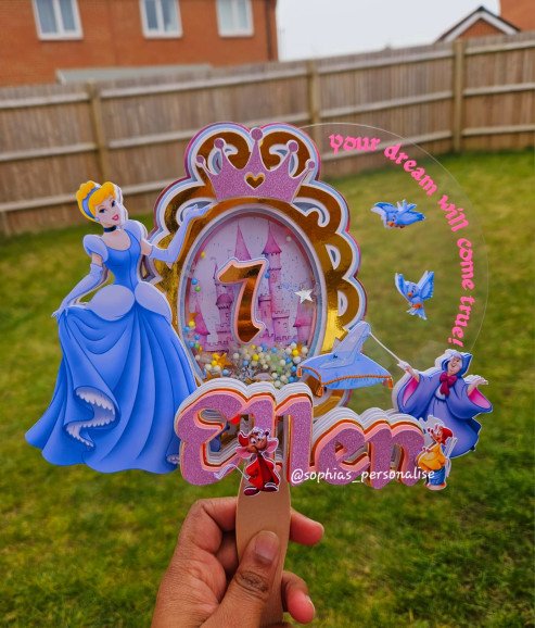 If you are looking for a perfect cake topper you have arrived at the right place!
Handcrafted from a mixture of high-quality cardstock.