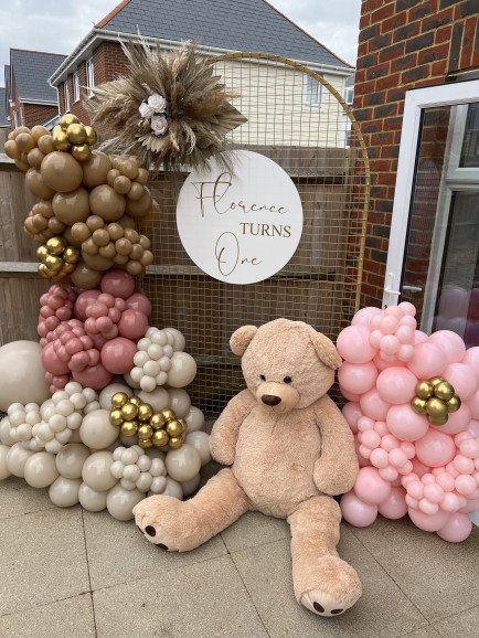 Teddy bears come to tea themed first birthday