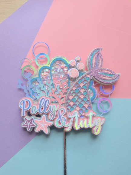 Personalised Cake toppers created with the highest quality cardstocks, perfect for any party theme or occasion!