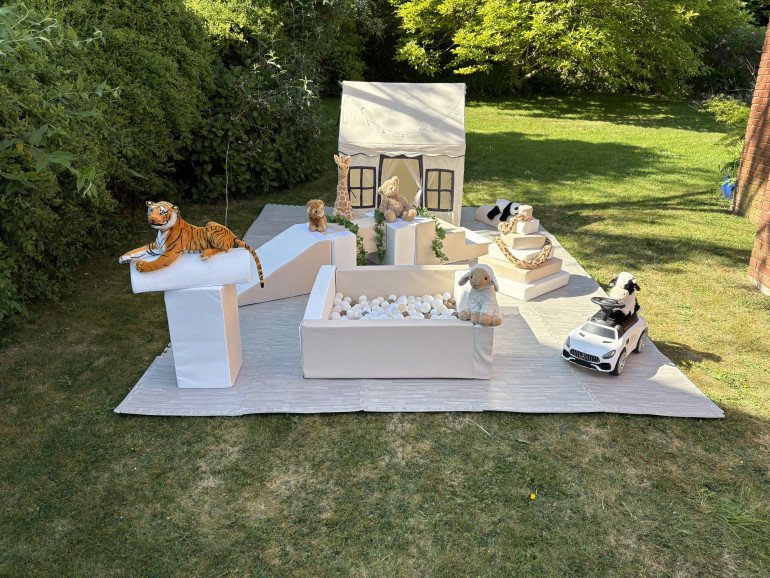 A safari themed family gathering for a birthday!