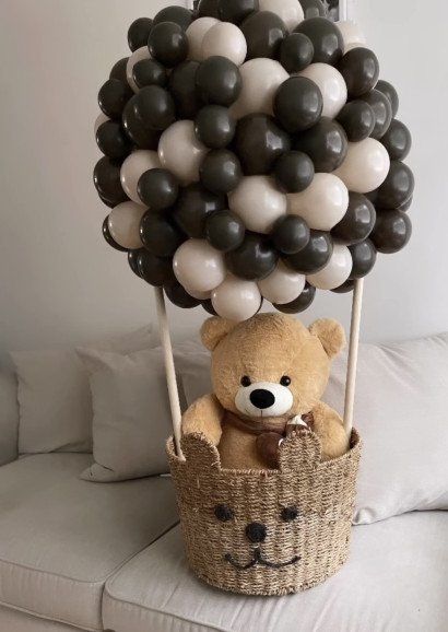 Teddy Bears Picnic Hot Air Balloon - perfect for teddy themed birthdays or baby showers 🧸🧺