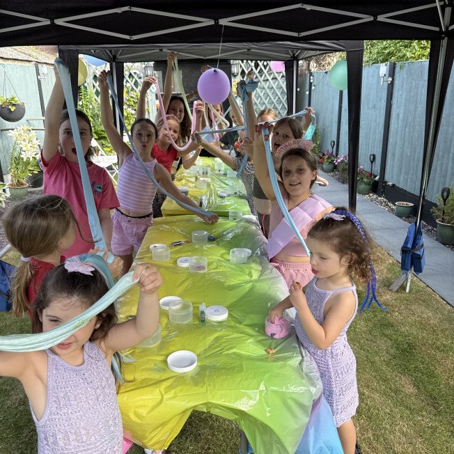 Let’s Slime!  Kids Birthday Party – Make Your Own Slime Workshop