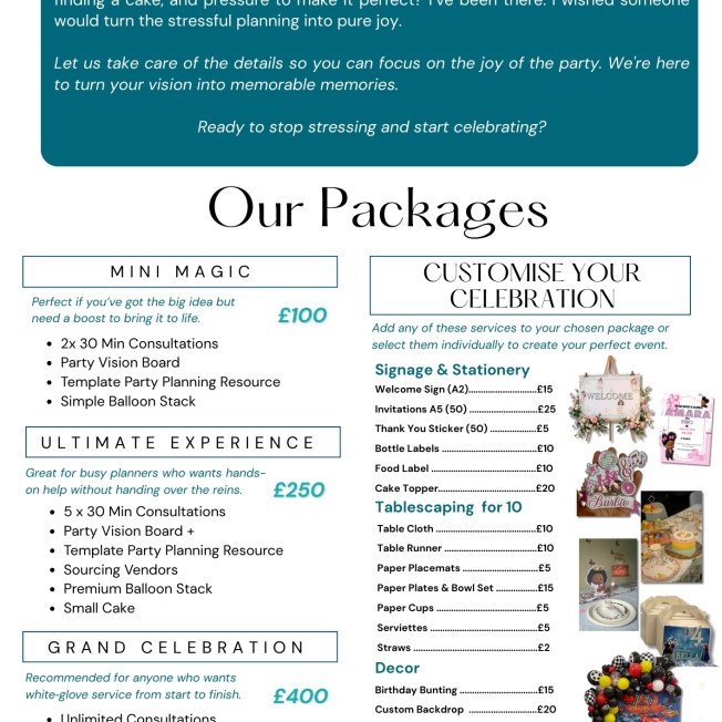 Candace & Co | Kids Party Planner Cambridgeshire, Hertfordshire & London