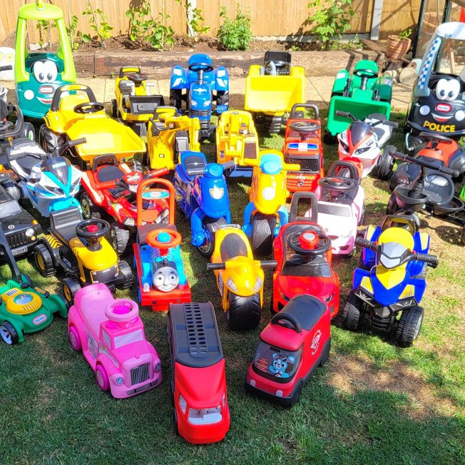 Ride on Time Ride on toys party hire