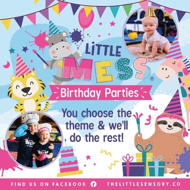 Messy Play Party Packages