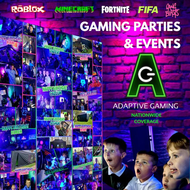 ADAPTIVE GAMING PARTIES & EVENTS