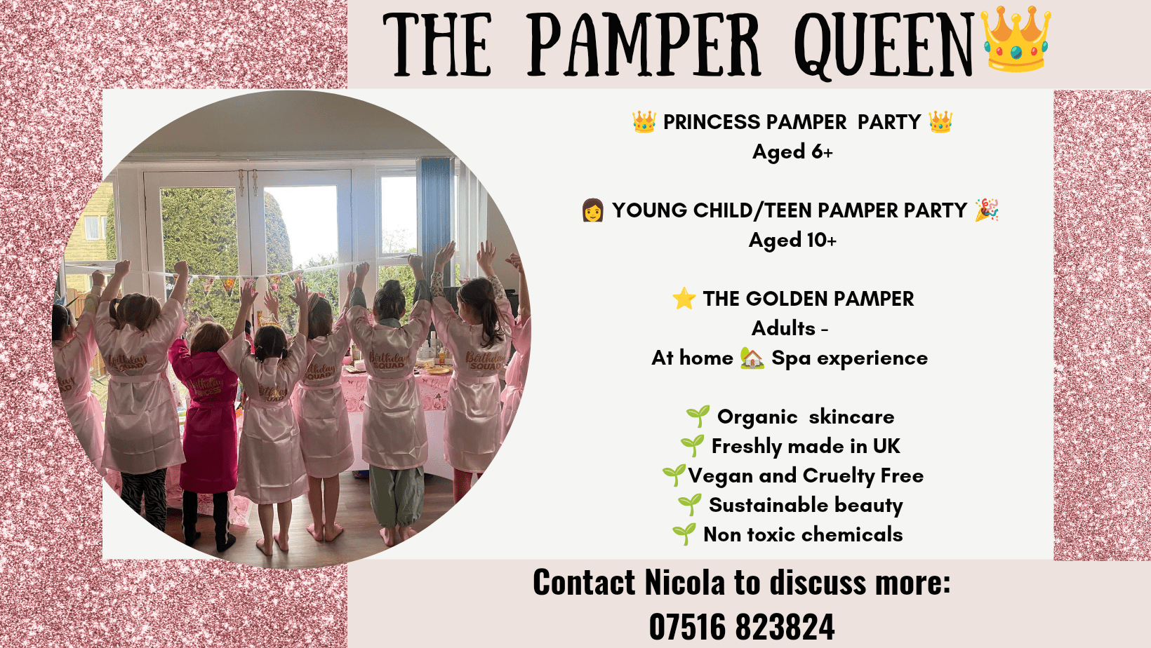 Bespoke Children's Pamper experience