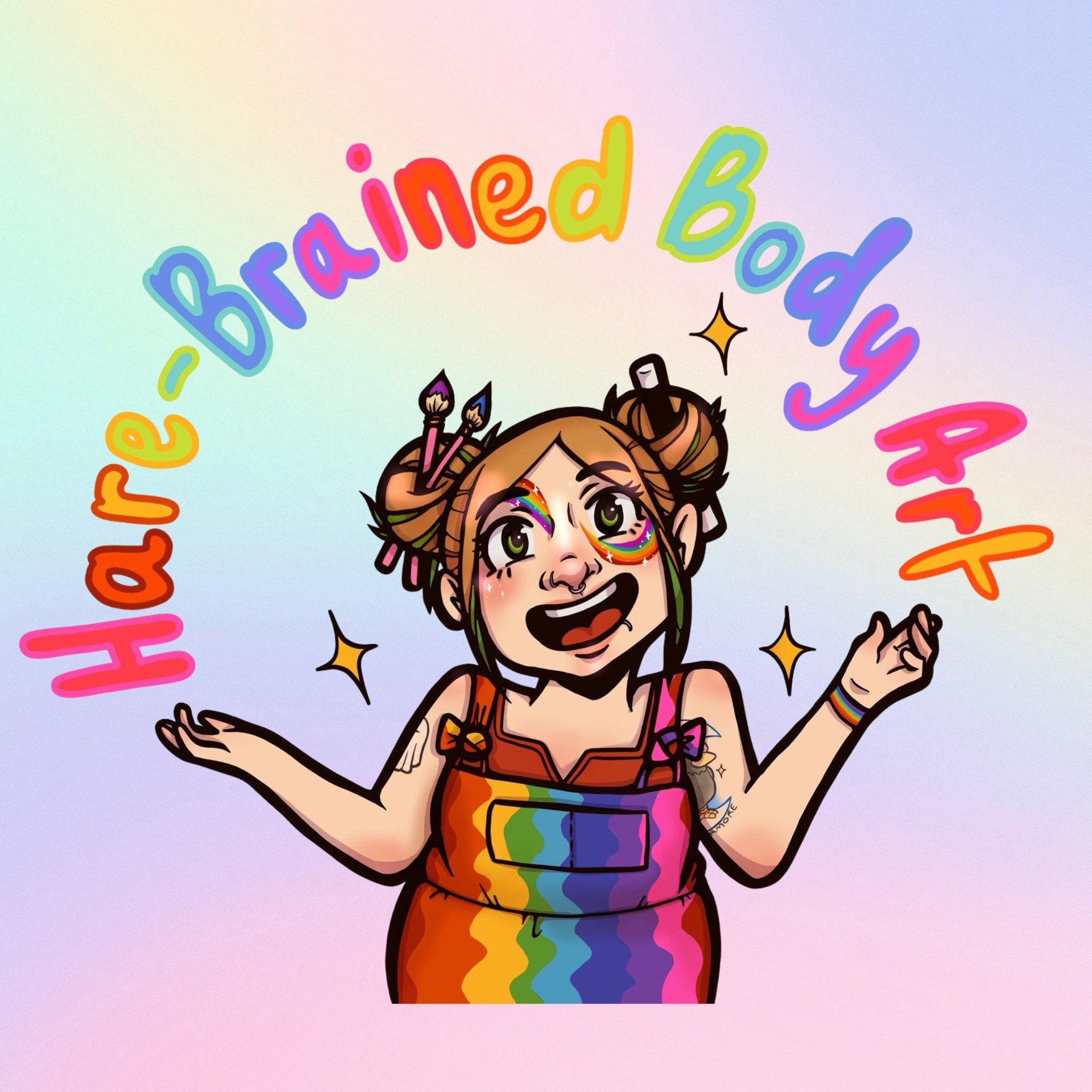 Face Painting and Glitter Bar with Hare-Brained Body Art